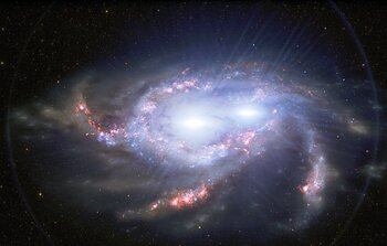 Descubren 2 pares de agujeros negros en lejanas galaxias fusionadas
