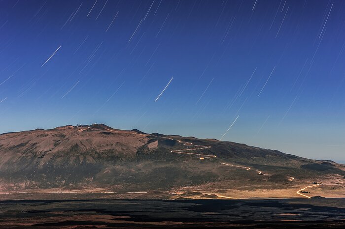 Star Trails over Maunakea