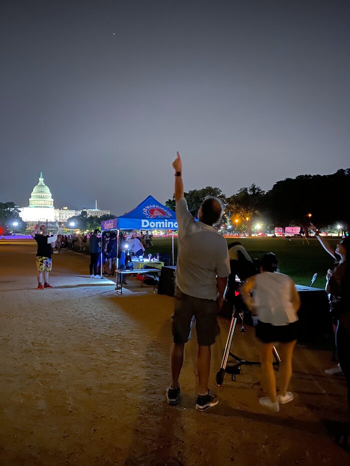 Interactions at the Astronomy Festival On The National Mall in June 2022