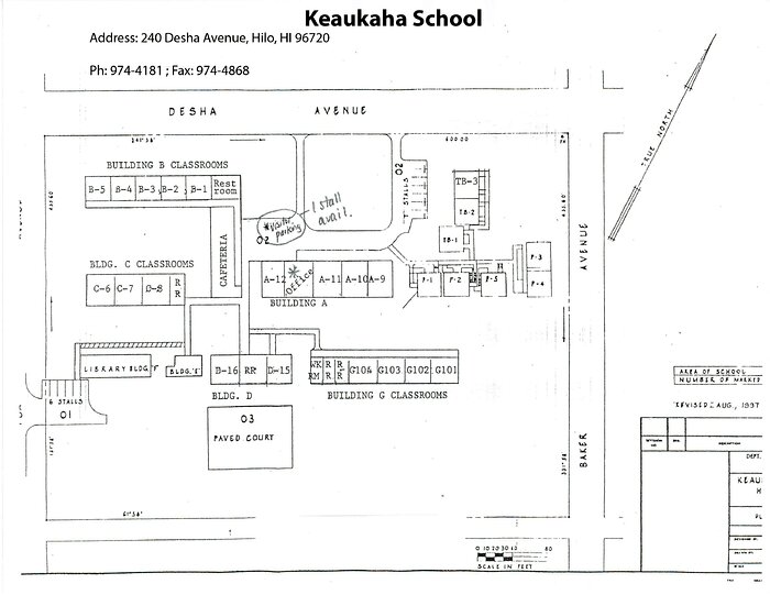 Keaukaha Elementary Map