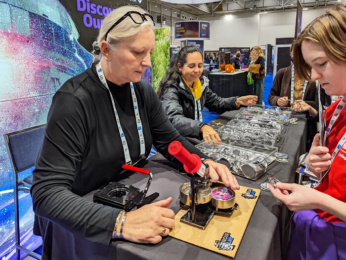 Sophie McCormick and Camila Ibarlucea at AAS 243