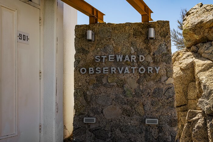 UArizona 0.9-meter Spacewatch Telescope Entrance Sign