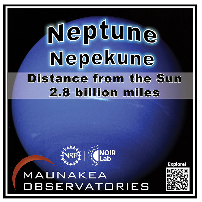 Solar System Walk Decal - Neptune