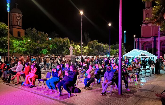 Lights-out event in Andacollo, Chile