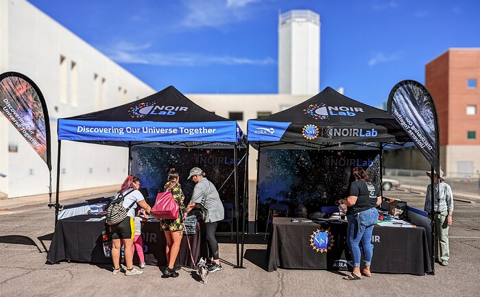 NOIRLab Tent at Tucson Festival of Books 2022