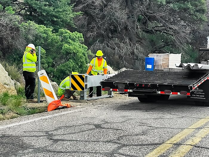 Roadworks on State Road 386