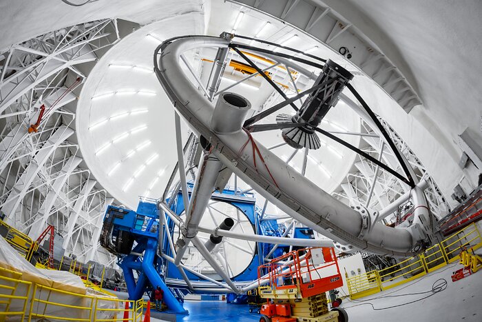 Interior of the Gemini North Telescope