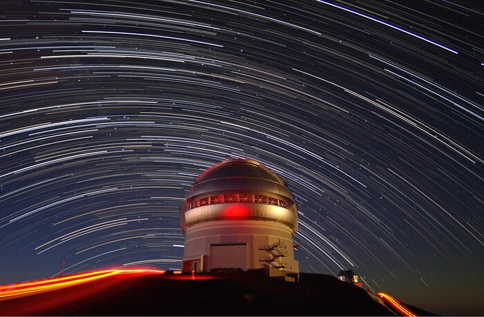 Star Trails Over Gemini North