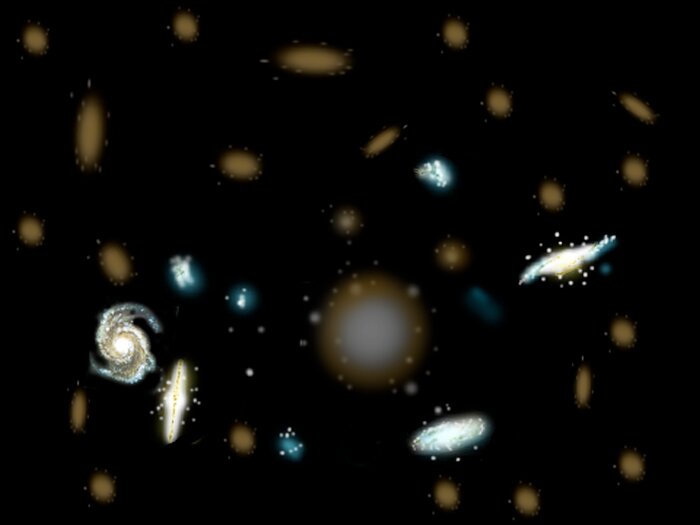 Why are some galaxies brighter than others?