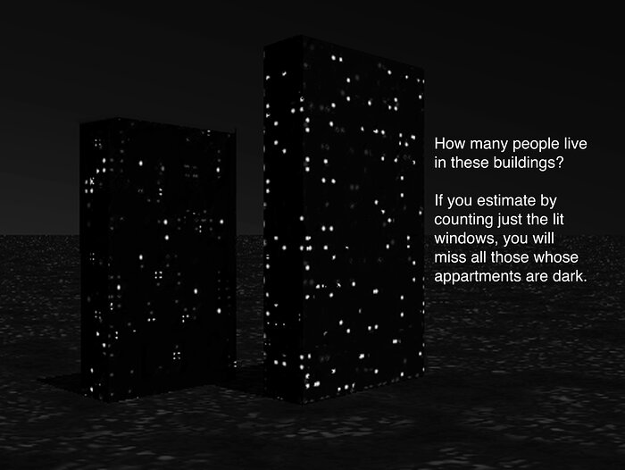 What do apartment buildings and distant galaxies have in common?