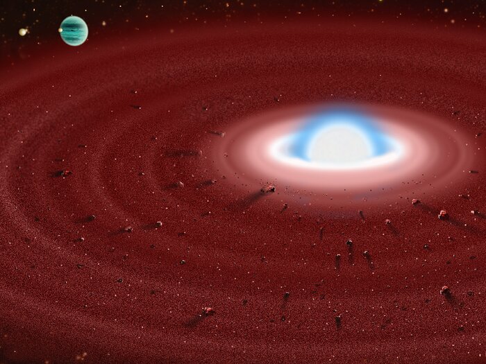 Dusty Old Star Offers Window to Our Future, Astronomers Report