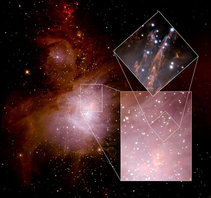 Orion Nebula with Bullets