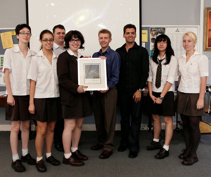 Australian Students Capture Dancing Galaxies