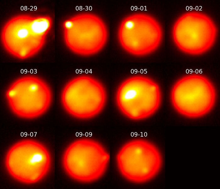 Extreme Volcanism: Image Captures one of the Brightest Volcanoes Ever Seen in the Solar System