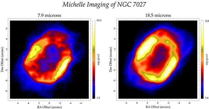 Michelle Imaging of NGC 7027