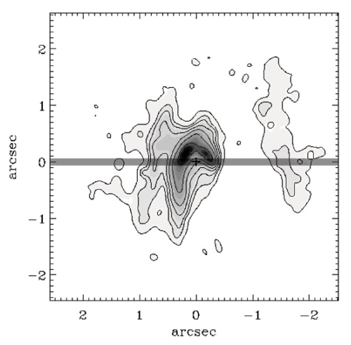 Contour plot of the IRS 8 region