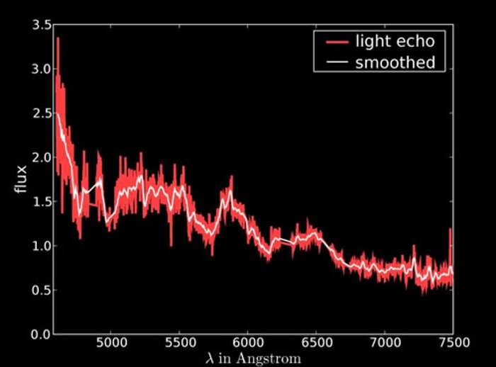 GMOS-South spectrum of the light echo from SNR 0509-67.5