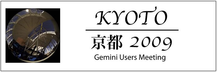 Gemini Users Meeting 2009