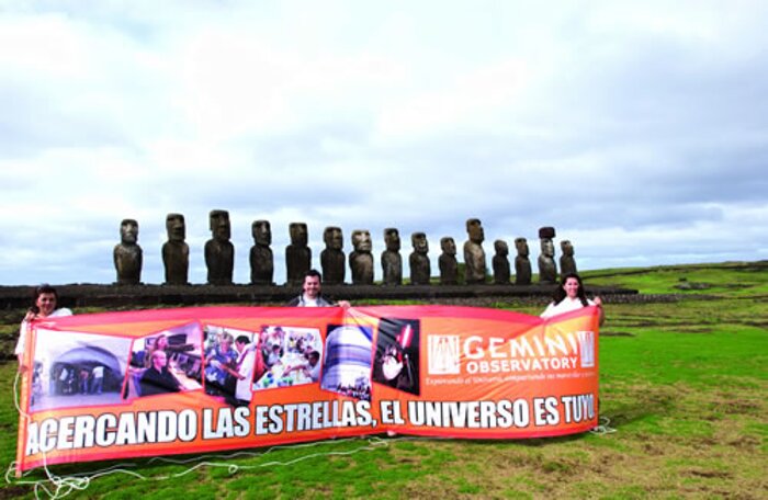 Gemini Outreach at Easter island