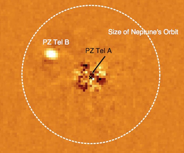 NICI image of PZ Tel A and B