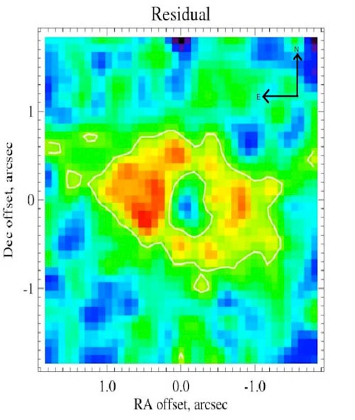 Emission from the HD191089 debris disk