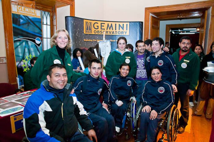 A Chilean handball team