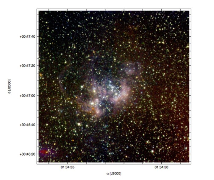 NIRI observations of the giant star-forming region NGC 604