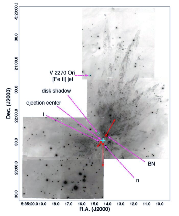 Orion’s Fingers: New Clarity on an Explosive Outflow