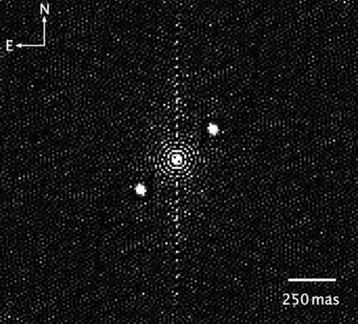 DSSI image of star pair occulted by Orcus’ satellite Vanth