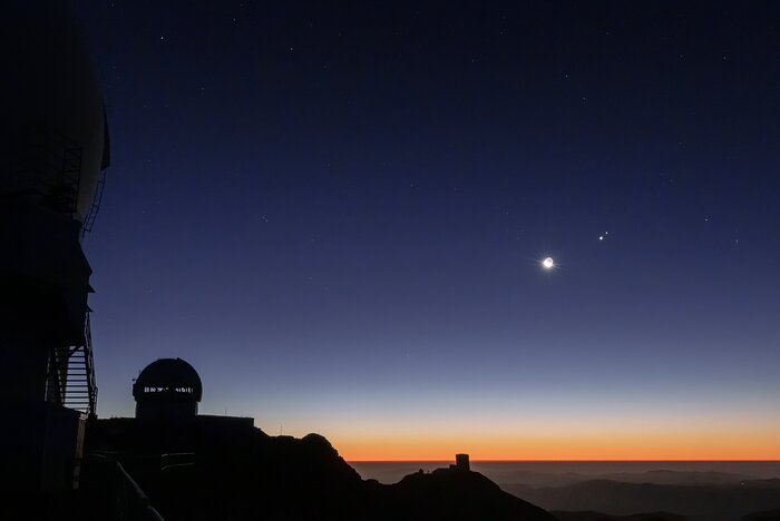 The Great 2020 Conjunction seen from Gemini South