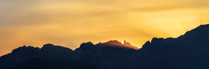 Sun Beams Over Kitt Peak