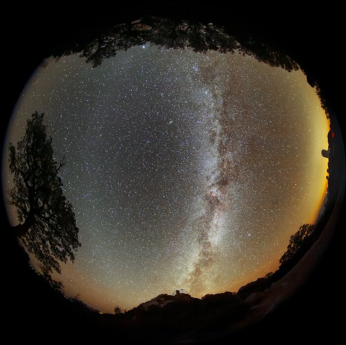 Horizonte estrellado en Kitt Peak