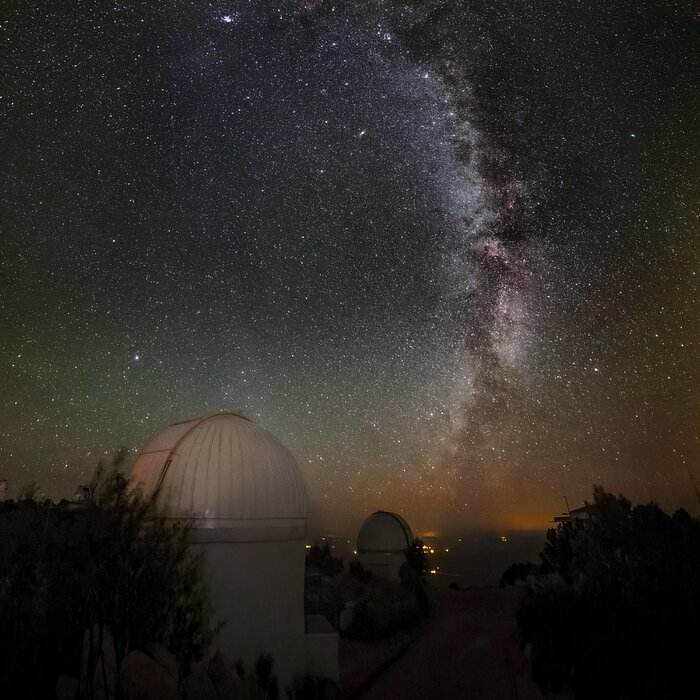 Retrato del cielo en el desierto