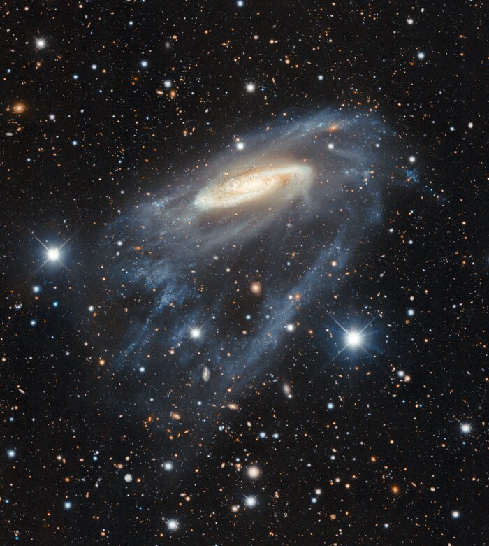 Los brazos espirales abiertos de NGC 3981