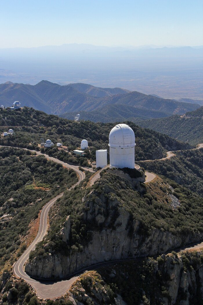 Aerial view of Kitt Peak National Observatory, 29 October 2012