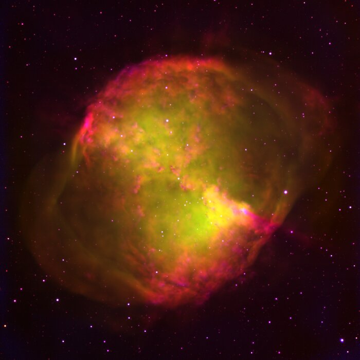 Emission line image of M27