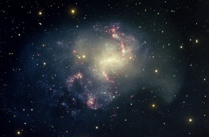Barred Spiral Galaxy, NGC 1313