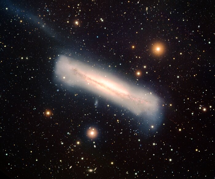 Edge-on Spiral Galaxy NGC 3628