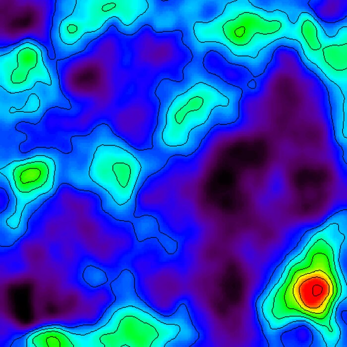 Galaxy Cluster Found Using Gravitational Distortion, Suggests Independent Test of Accelerating Universe