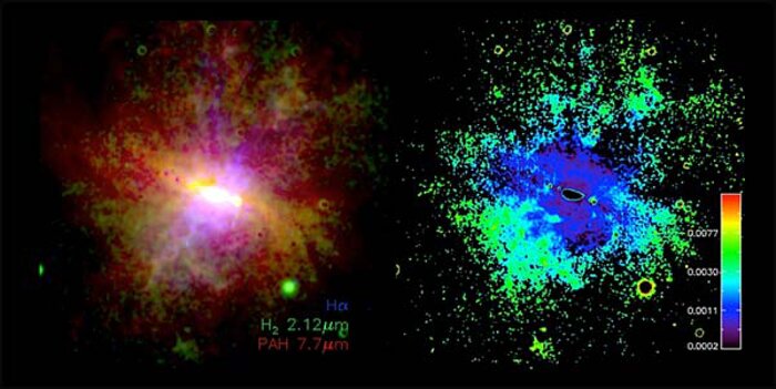 NEWFIRM Discovery of Warm Molecular Hydrogen in the Wind of M82