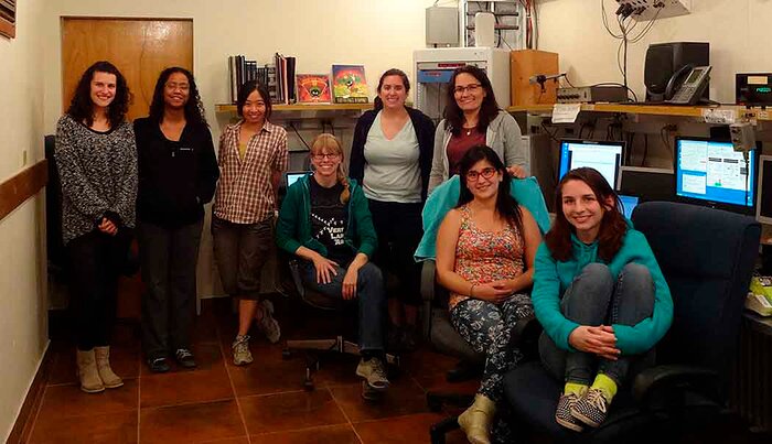 All-women observing teams on Tololo (CTIO)