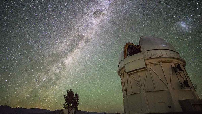 Dusk to Dawn time-lapse at CTIO