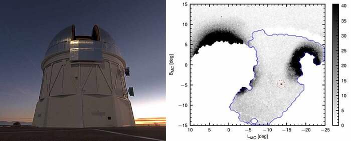 A Snake in the Clouds: A New Dwarf Galaxy in the Magellanic Bridge