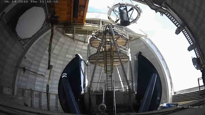 “Lift-off” at Kitt Peak 4-m Mayall Telescope