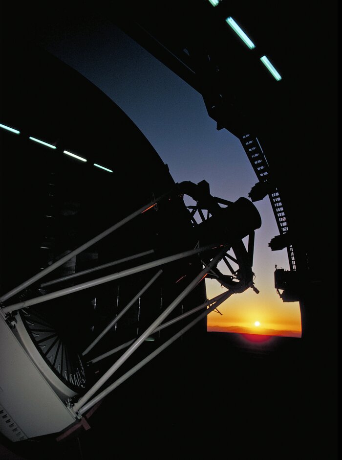 Nicholas U. Mayall 4-meter Telescope interior