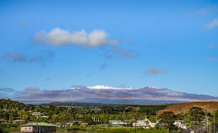 Snowy Maunakea