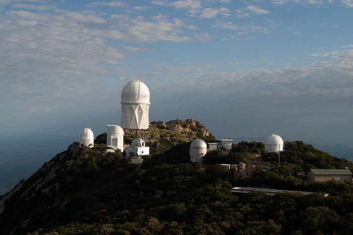 The Nicholas U. Mayall 4-meter Telescope aerial view