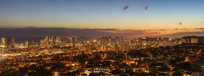 Honolulu en el Crepúsculo