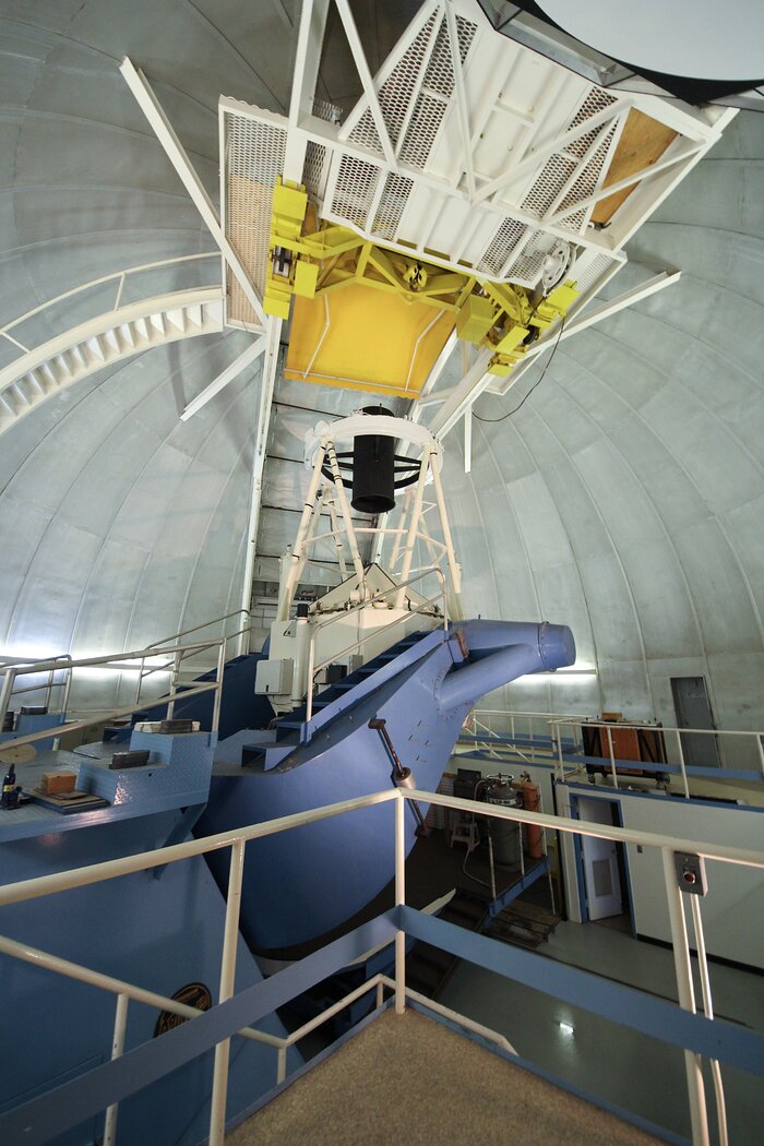 Interior view of the KPNO 2.1-meter Telescope