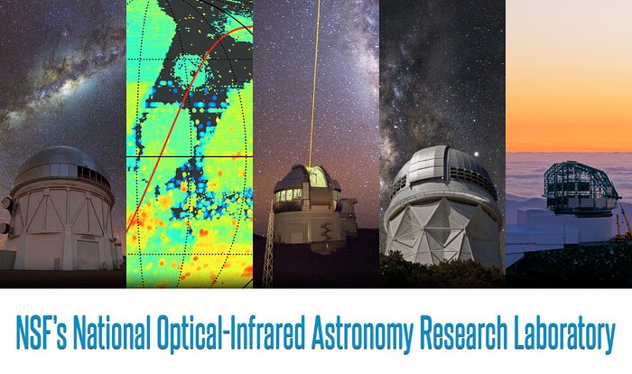 Telescopes from the five infrastructures